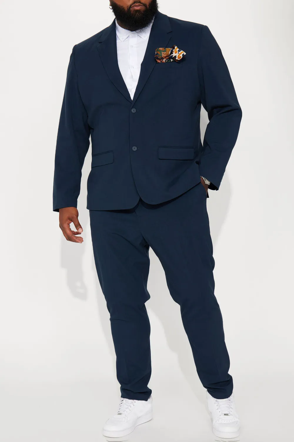 Stretch Suit Jacket - Burgundy