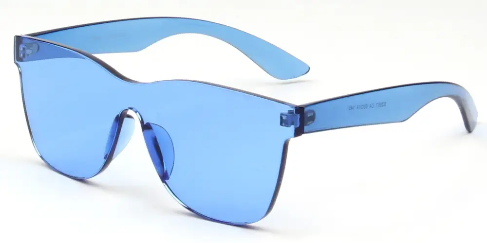 Retro Flat Lens Square Tinted Sunglasses