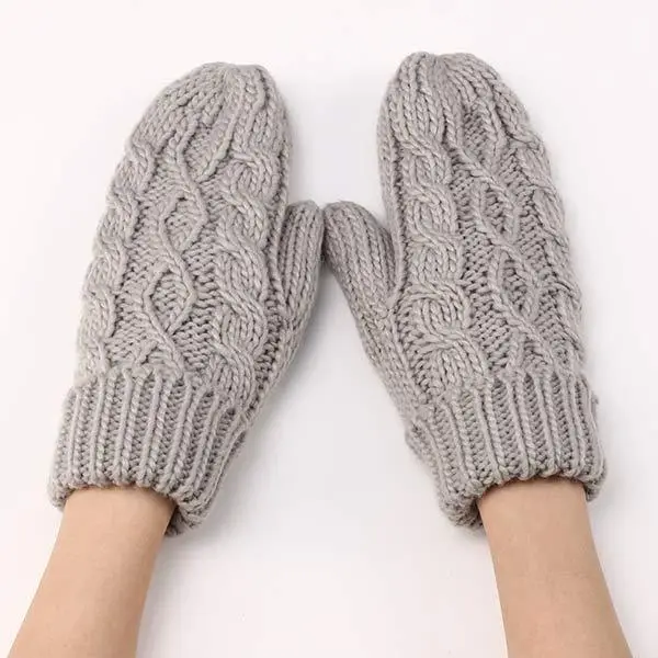 Women'S Handbag Warm Woolen Gloves 49808755C
