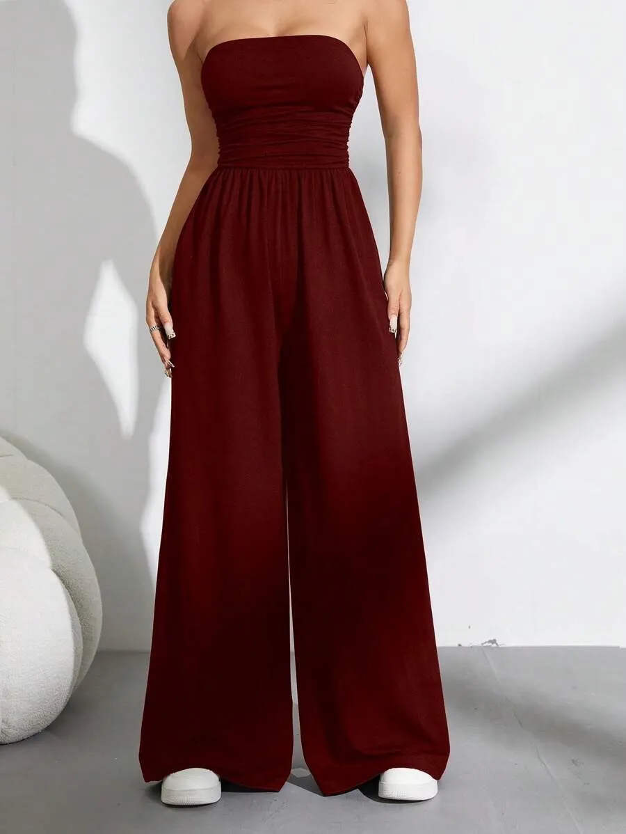 Wide-Leg Women's Two-Piece Set