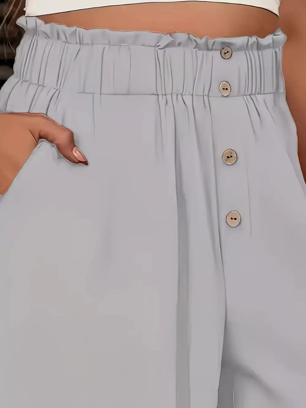 Flowy High Waist Wide Leg Pants
