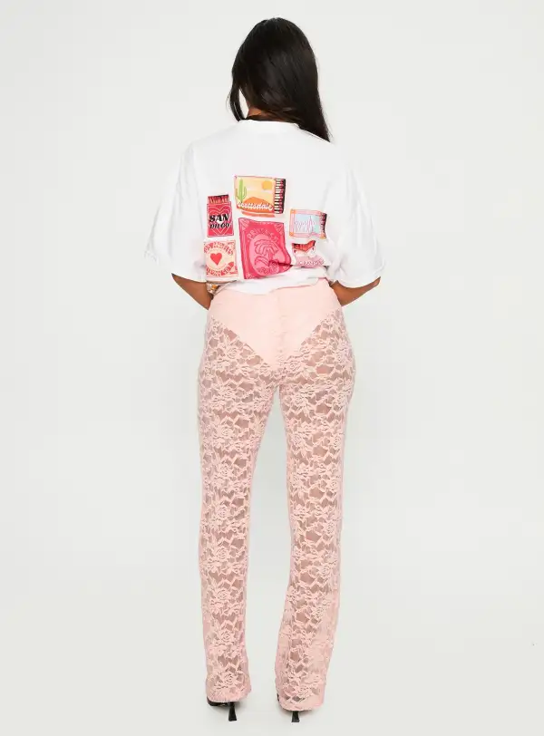Peru Lace Flared Pants
