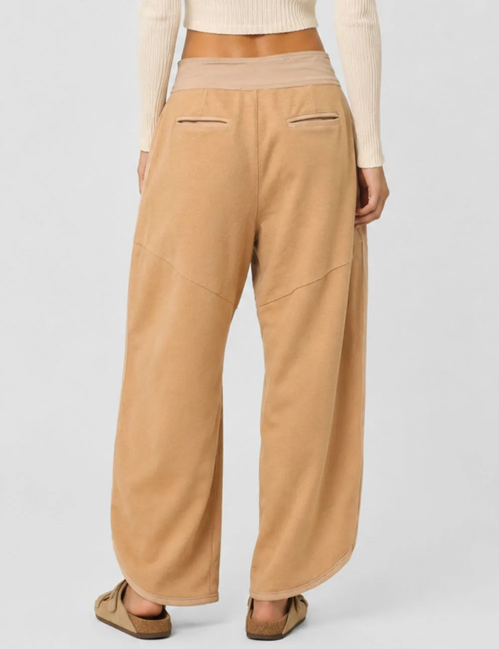 Pockets Pants Wide Leg Sweatpants