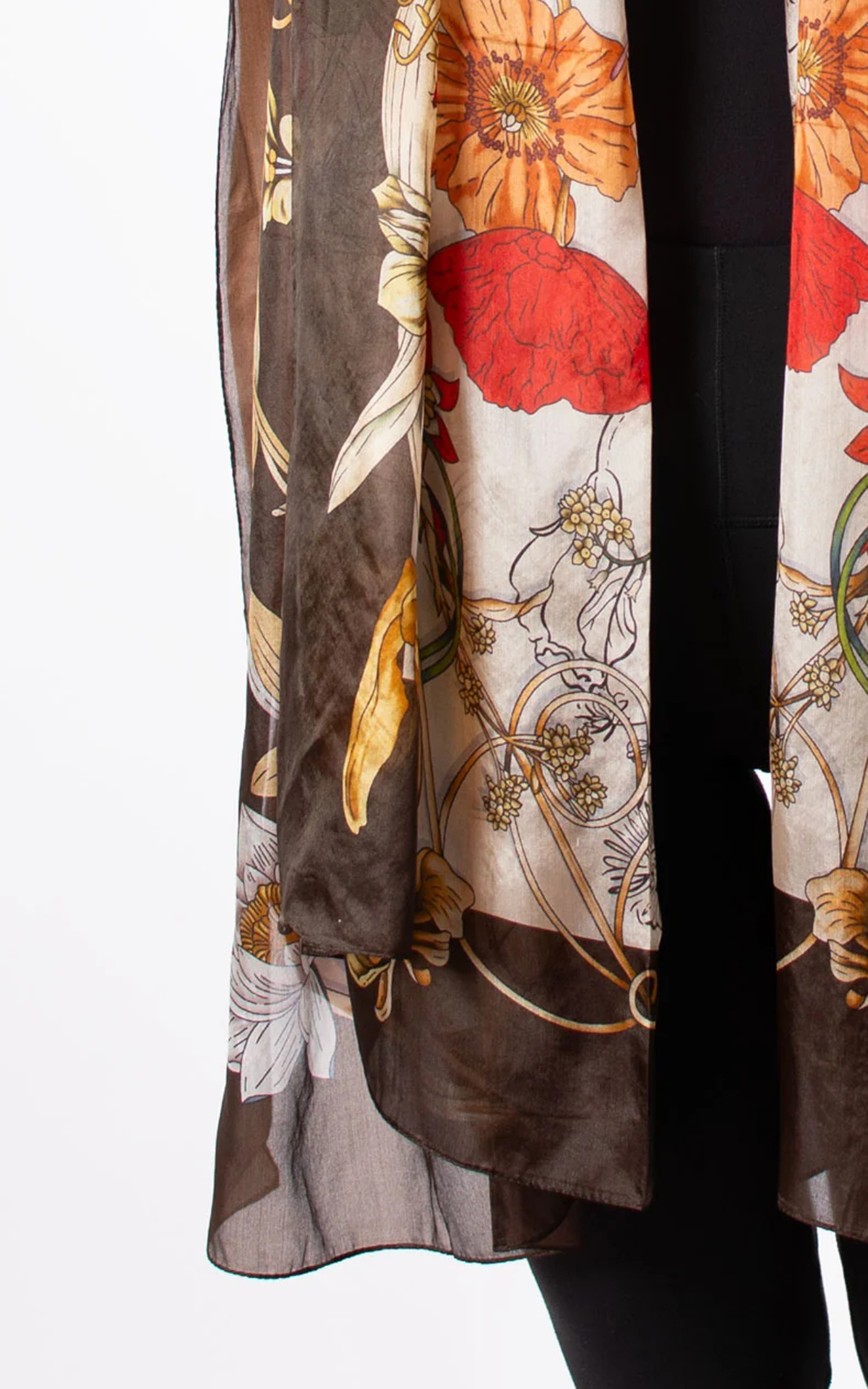 High-End Exquisite Glass Silk Scarf