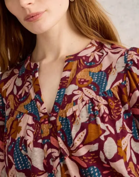 Art Graphic Longline Shirt