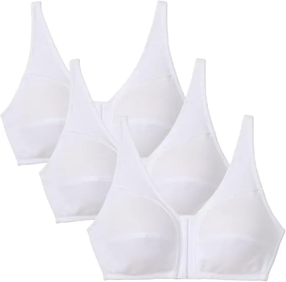 3PC-Seamless Breathable Gathered Thin Jelly Strip Bra Without Steel Ring