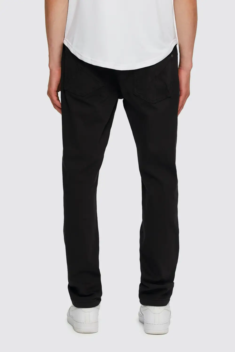 Flexible Straight Leg Knit Jeans