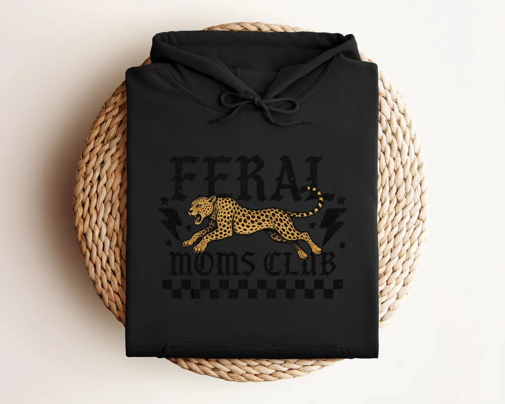 Mom Club Graphic Pullover Hoodie