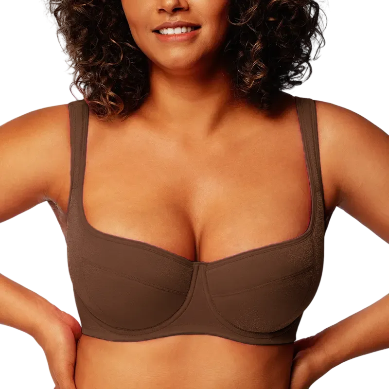 Women‘s Starry Night Lightly Padded Lightly Lined Demi Plus Size Balconette Bra