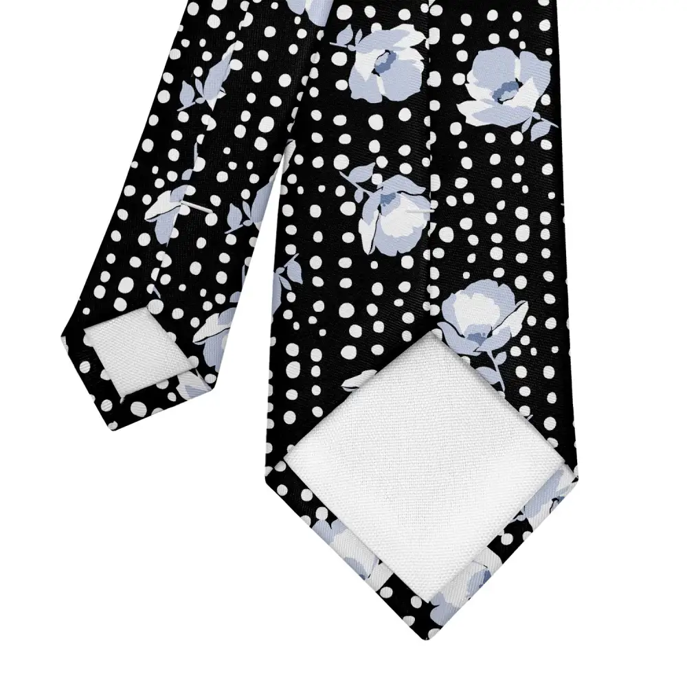 Distinctive Floral Detail Necktie
