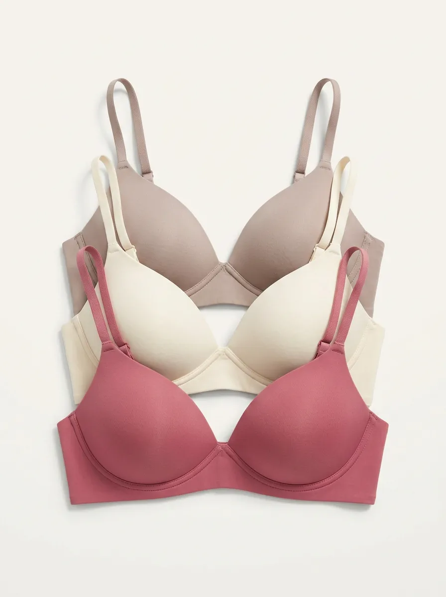 Refined Women's Three-Piece Bra Set