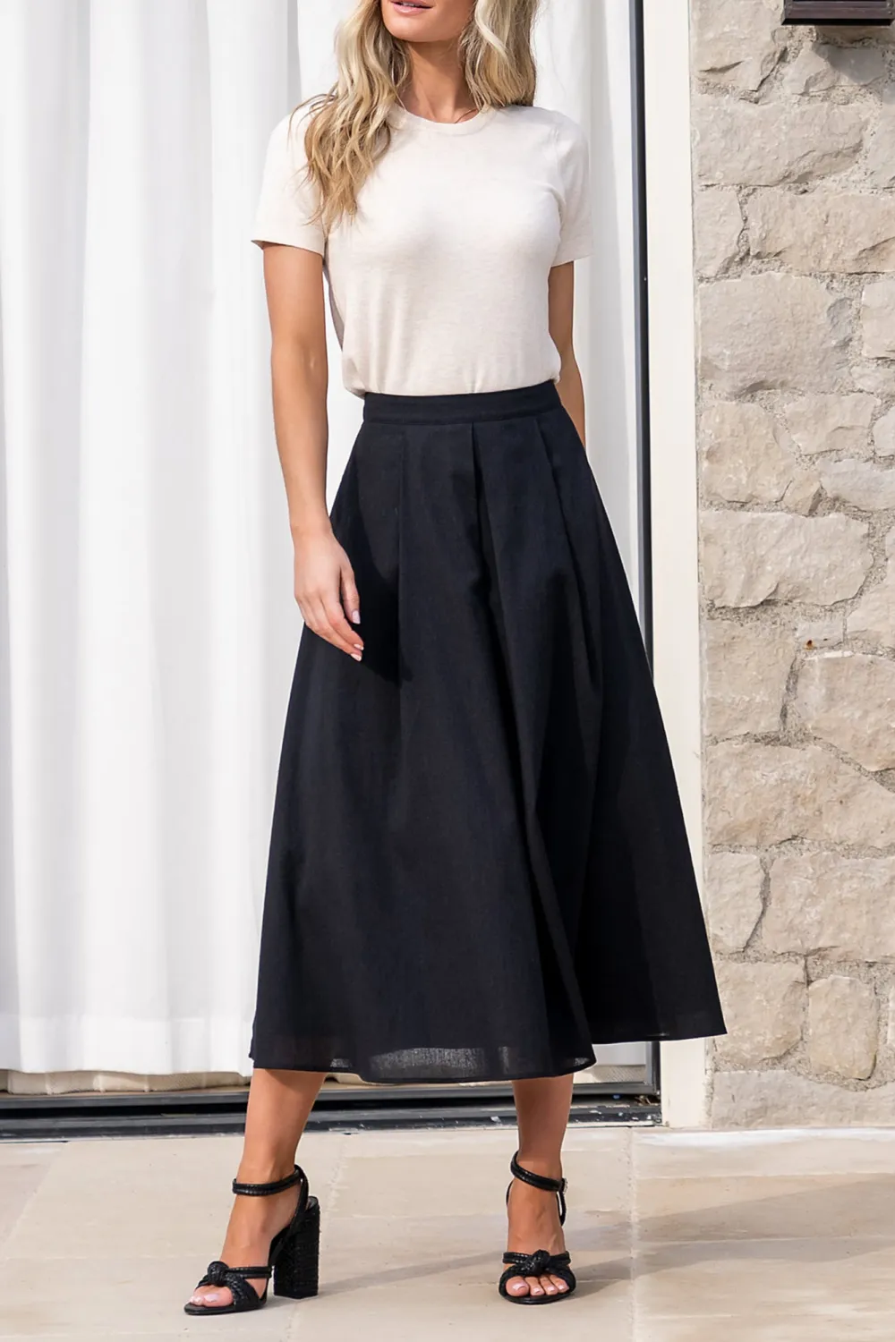 High-Waisted Versatile Slimming Skirt