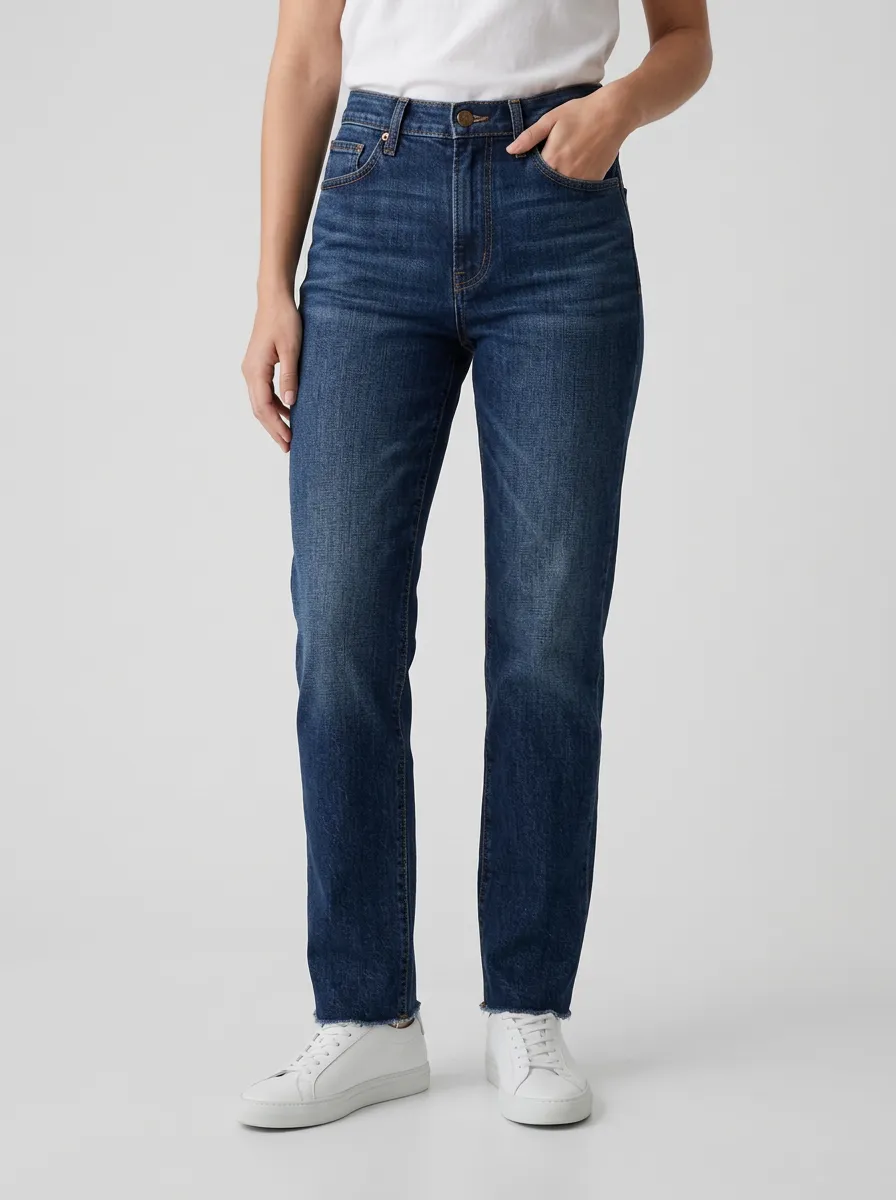 Soft Shape Straight Leg Relaxed Straight Jeans