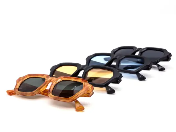 12-Pack Modern Hexagon Assorted Sunglasses