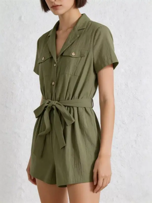 Jumpsuit Tie Romper