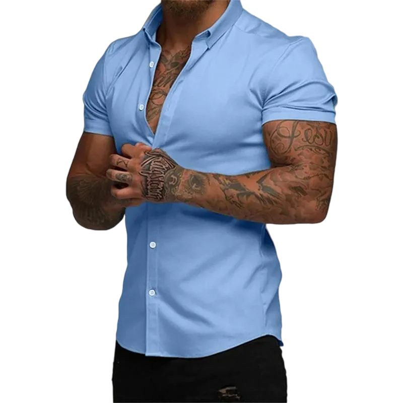 10PACK-Mens Casual Button Down Shirt