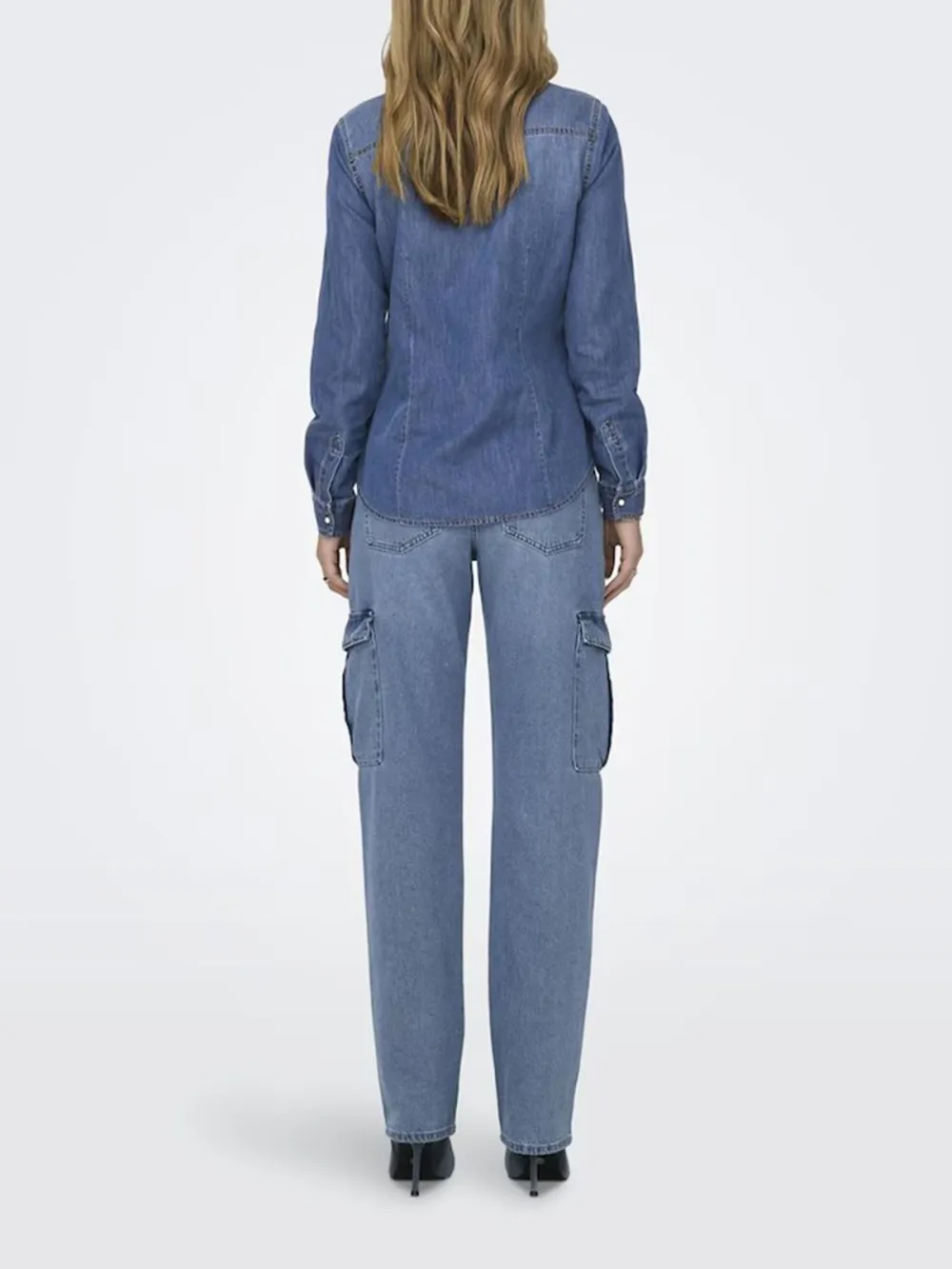 Breast Pocket Casual Style Blouse