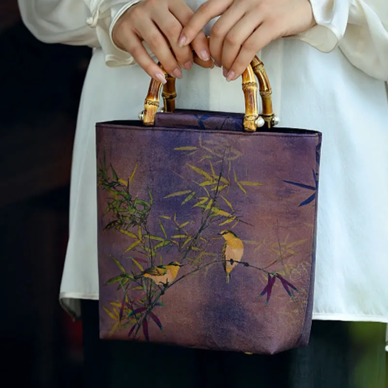 Purple Magpie Bag