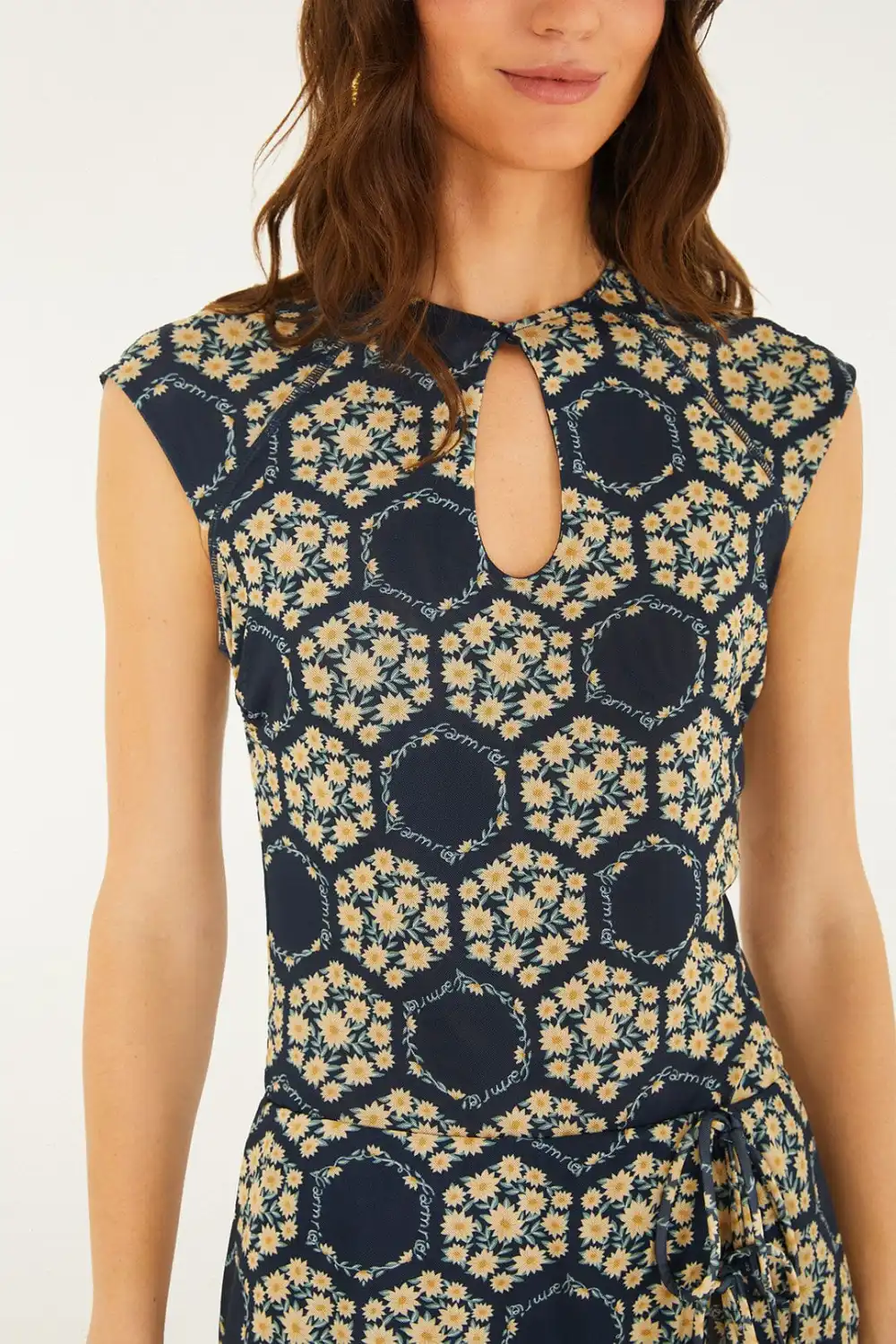 Tulle Floral Blouse