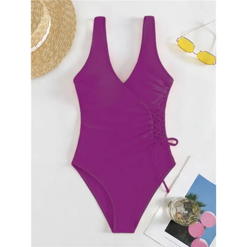 High Waist One Piece Swimsuit