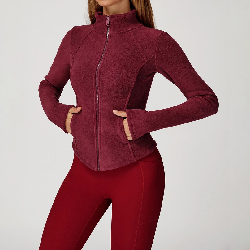 High Collar Full-Zip Jacket