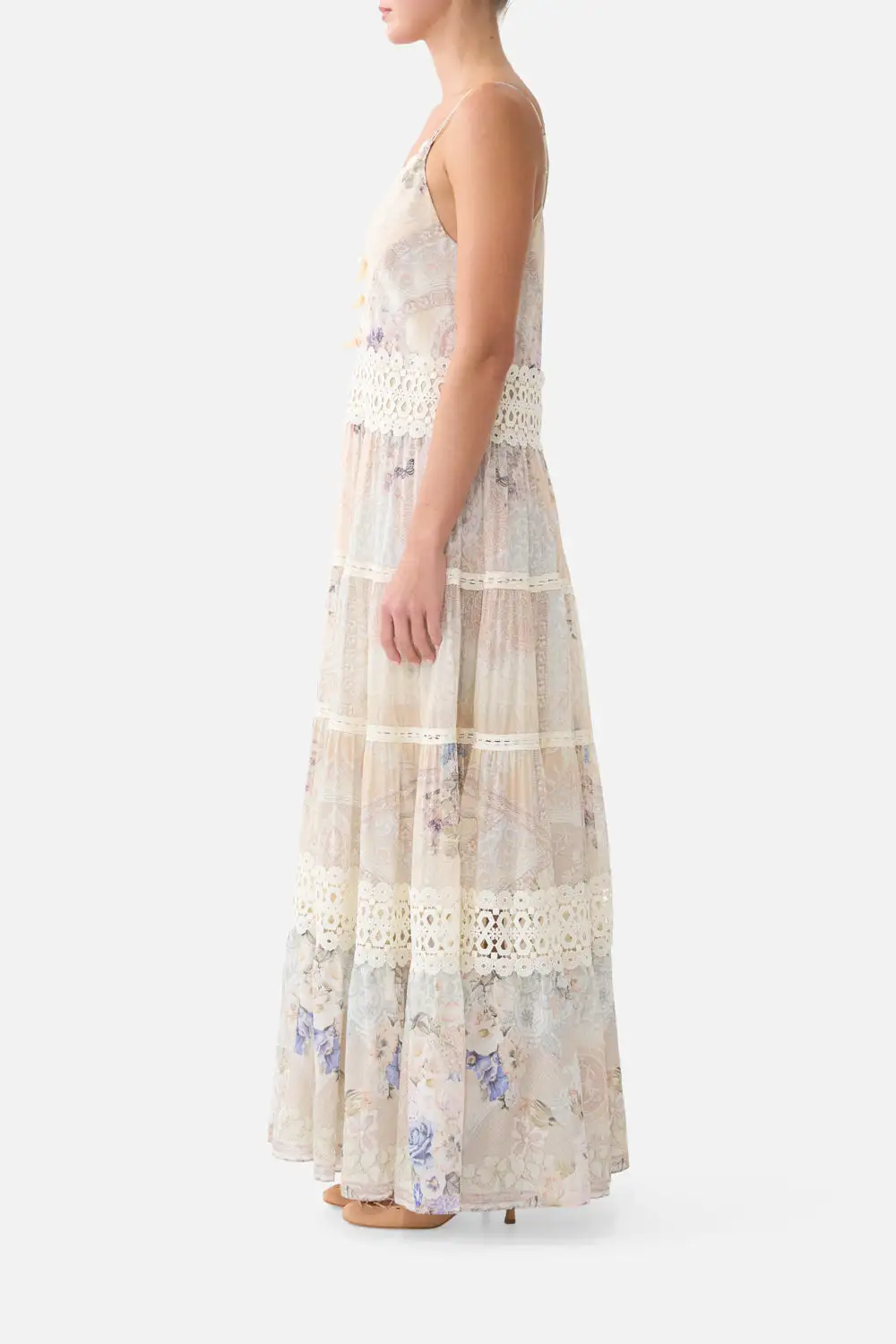 Trapeze Tiered Dress