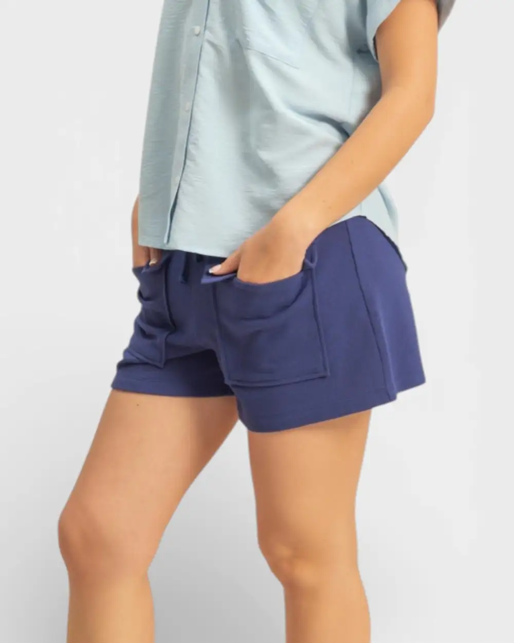 Relaxed Crochet Knit Shorts