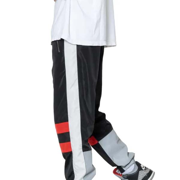 Color Blocking Cargo Pants Reflective