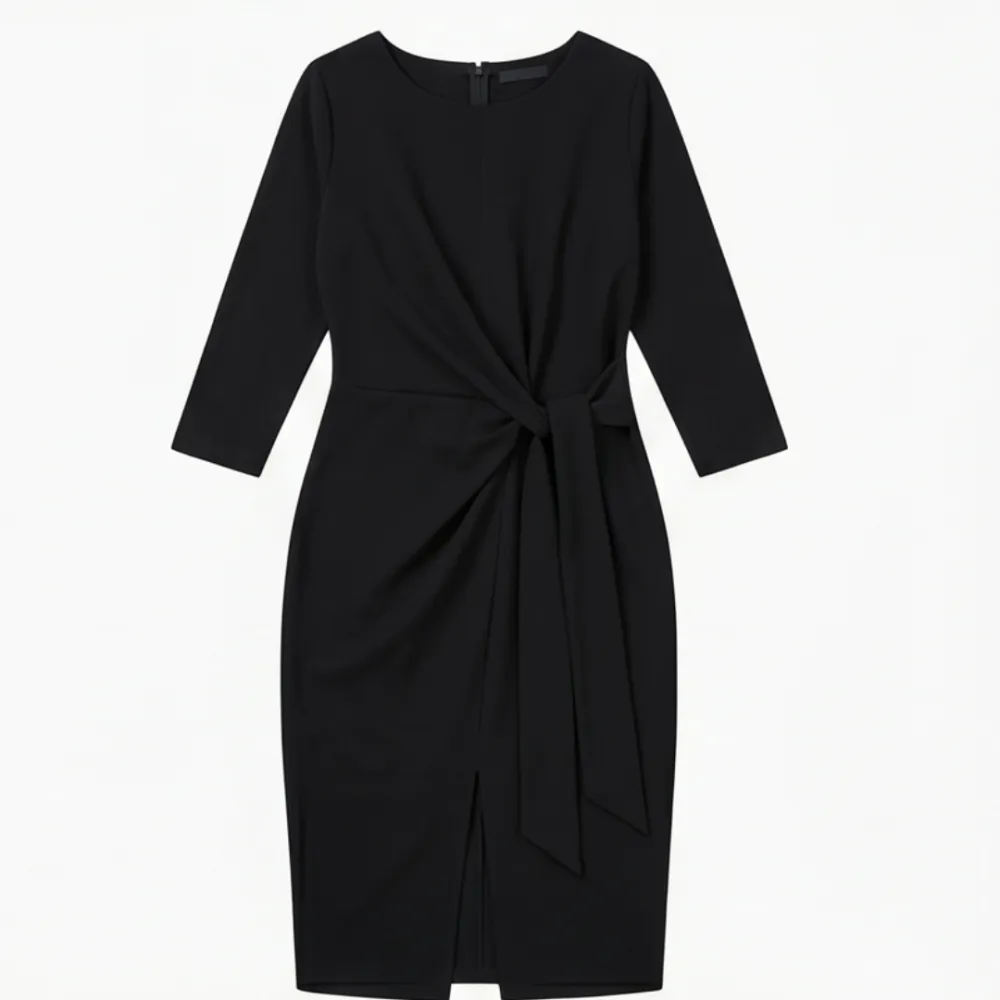 Vivelyn Tie Front Midi Dress