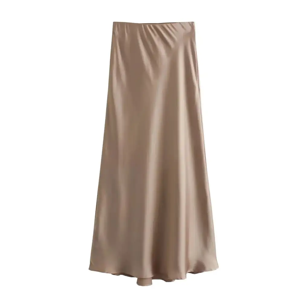 Satin A-Line Mermaid Skirt