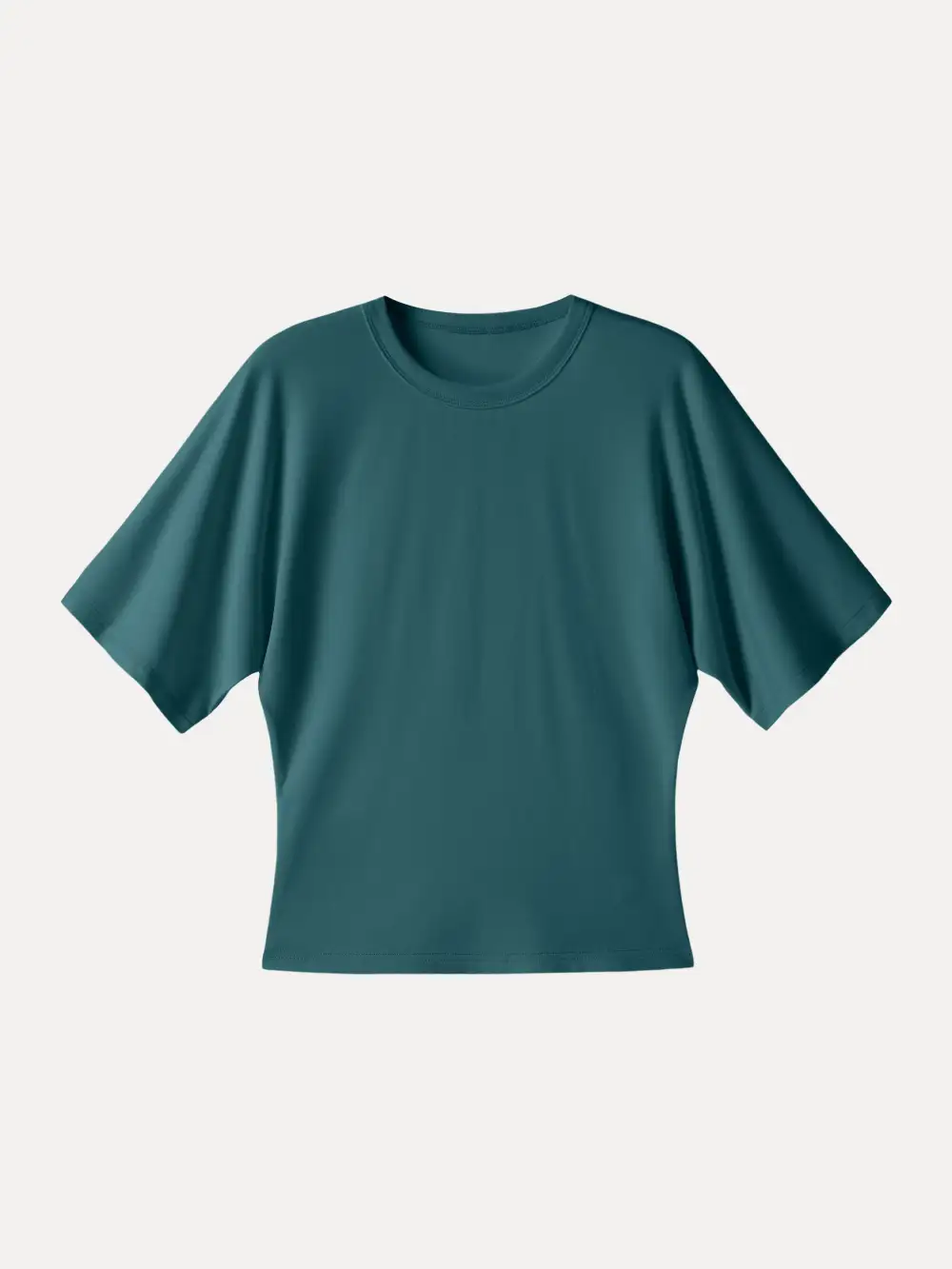 Cotton-Blend Tee Everyday Top