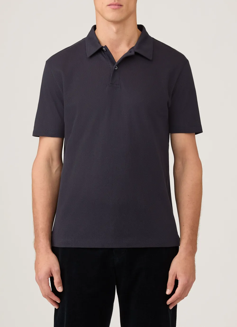 Modern Everyday Regular Fit Mesh Cotton Short Sleeve Polo Shirt