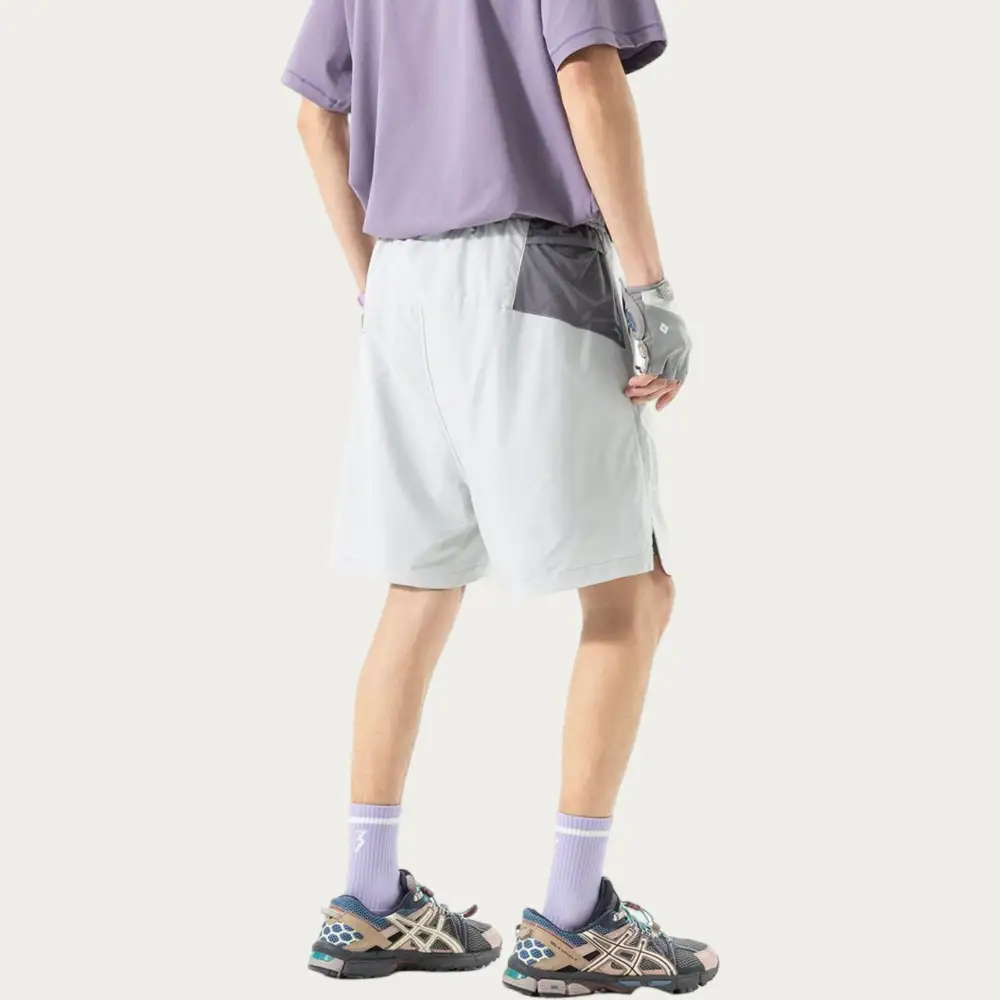 Relaxed Drawstring Side-Pocket Lightweight Men's Athletic Shorts