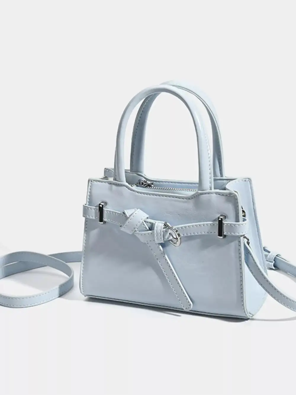 Everyday Buckle Decor Handbag