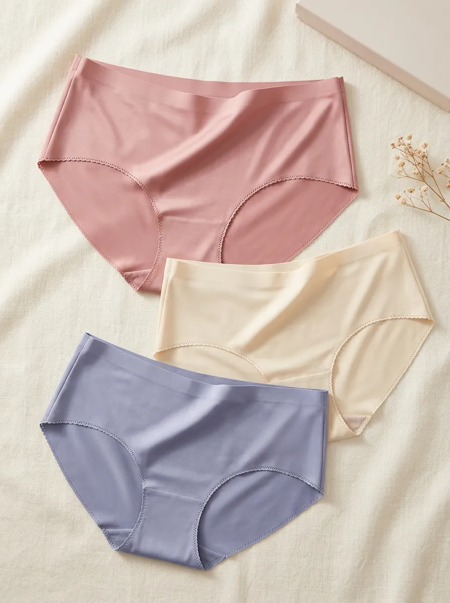 Women's Soft-Look Seamless Three-Pack Panties