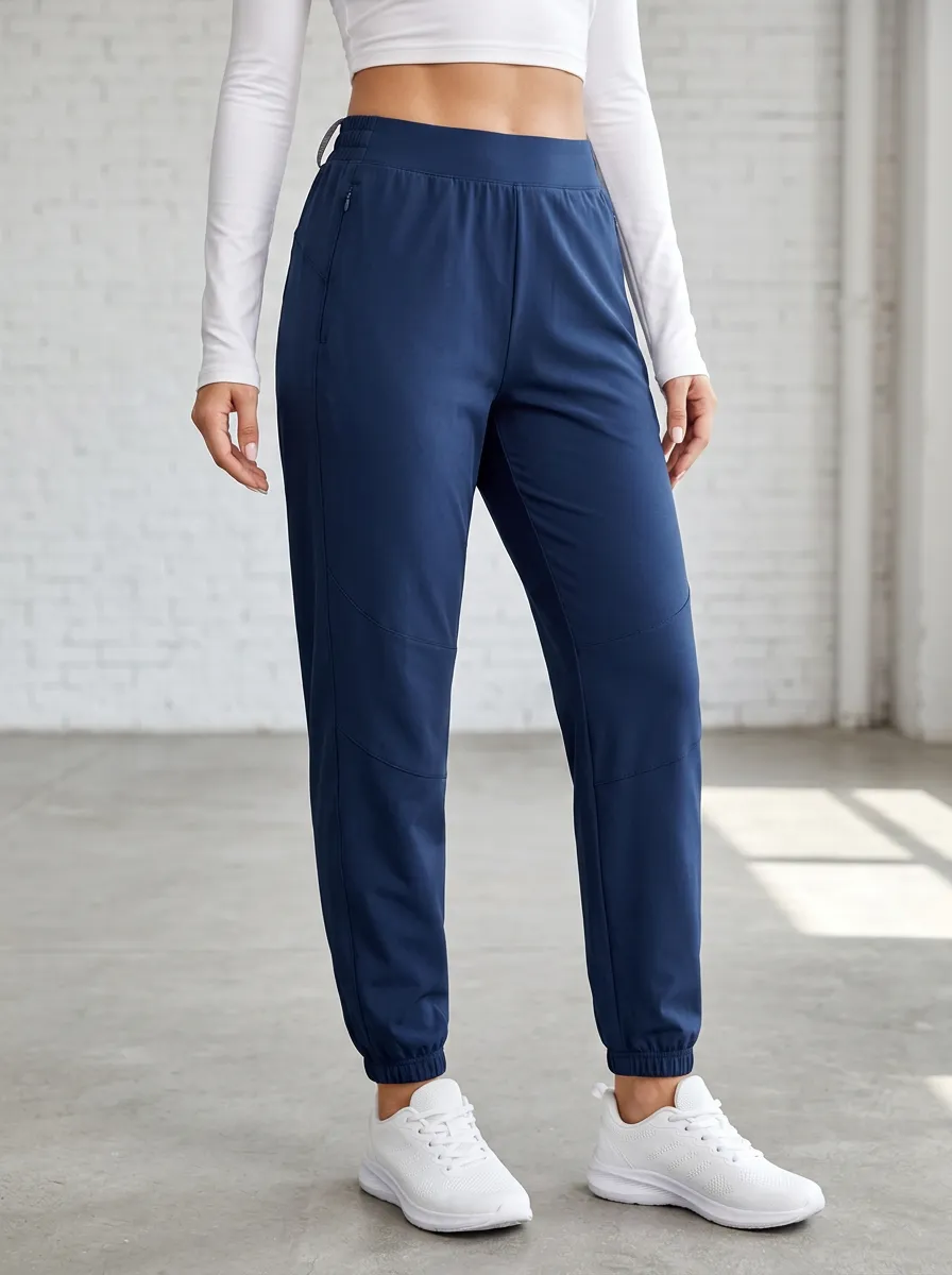 Women's Navy Joggers