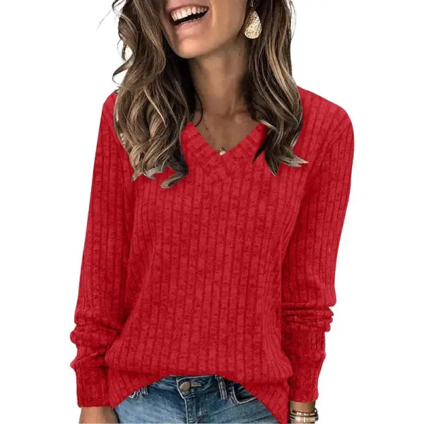 Women Casual Fall Tops Lightweight Tunic Sweaters