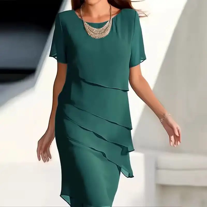 Refined Refined Women's Chiffon Midi Dress