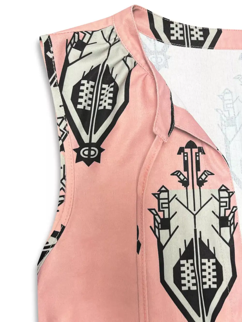 Smooth Finish Printed Sleeveless Maxi Dress