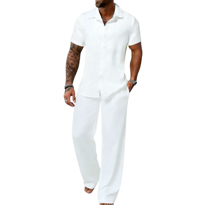 Men’s Plain Textured Set