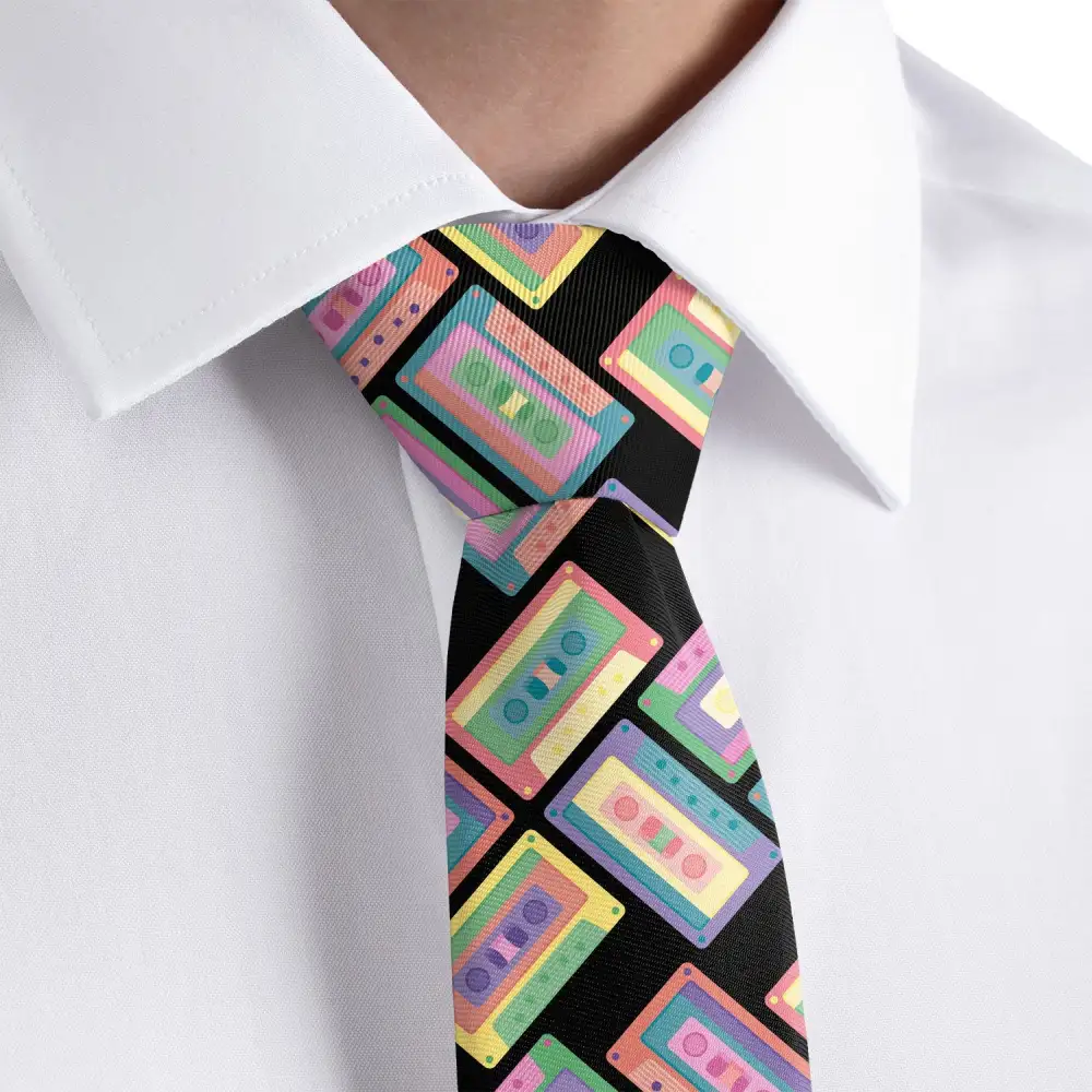 Cassette Pattern Necktie