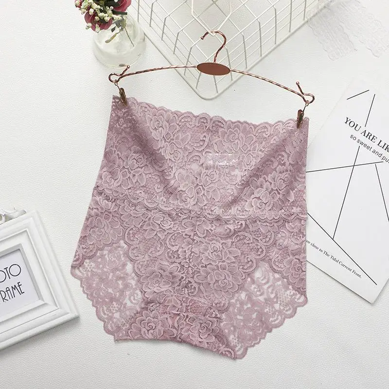 Lace High-Waist Briefs