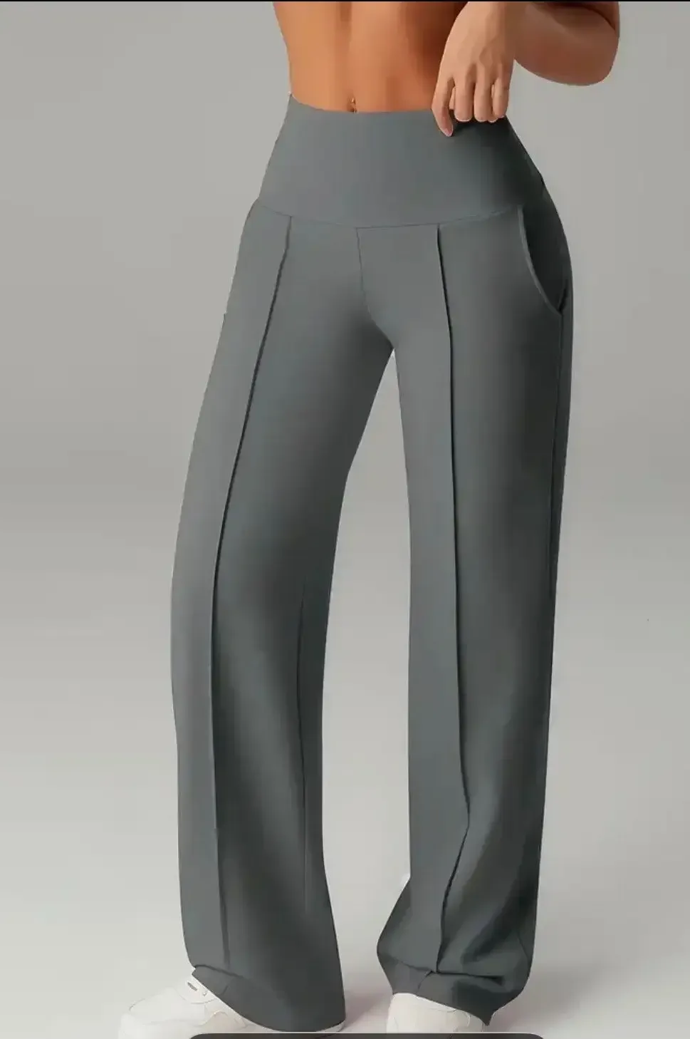Women's Wide Leg High Waist Sweatpants with Pockets | Sporty Casual Style