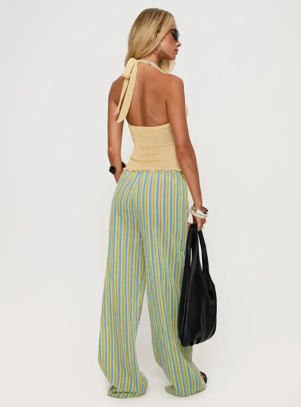 Effortless Limestone Wide Leg Pants