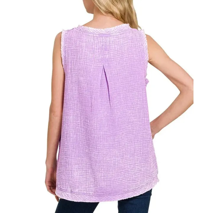 Washed Tank Top