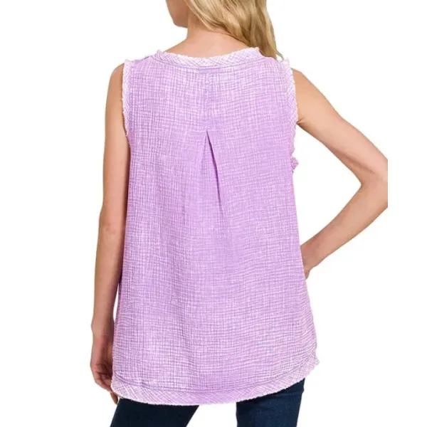 Washed Tank Top