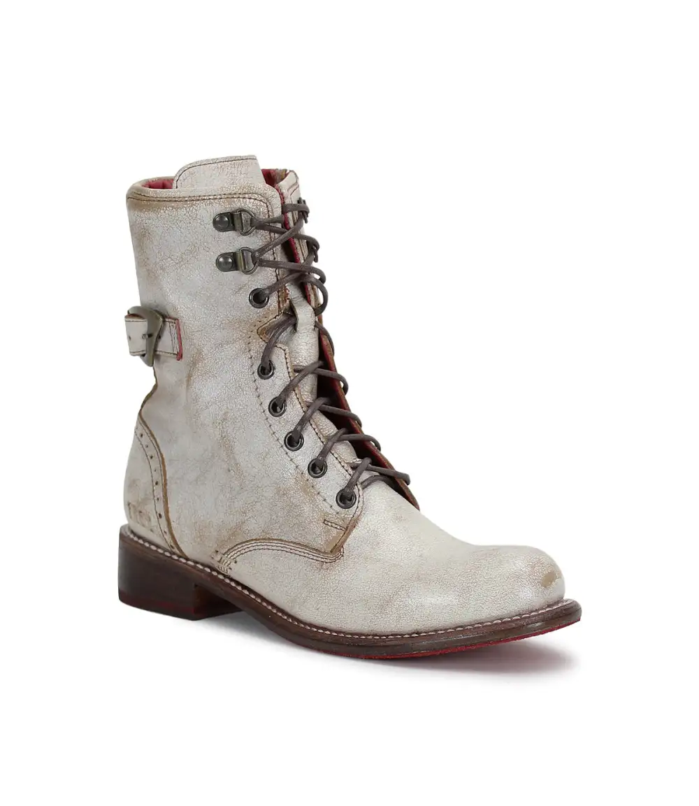 Wingtip Lace-Up Combat Boots