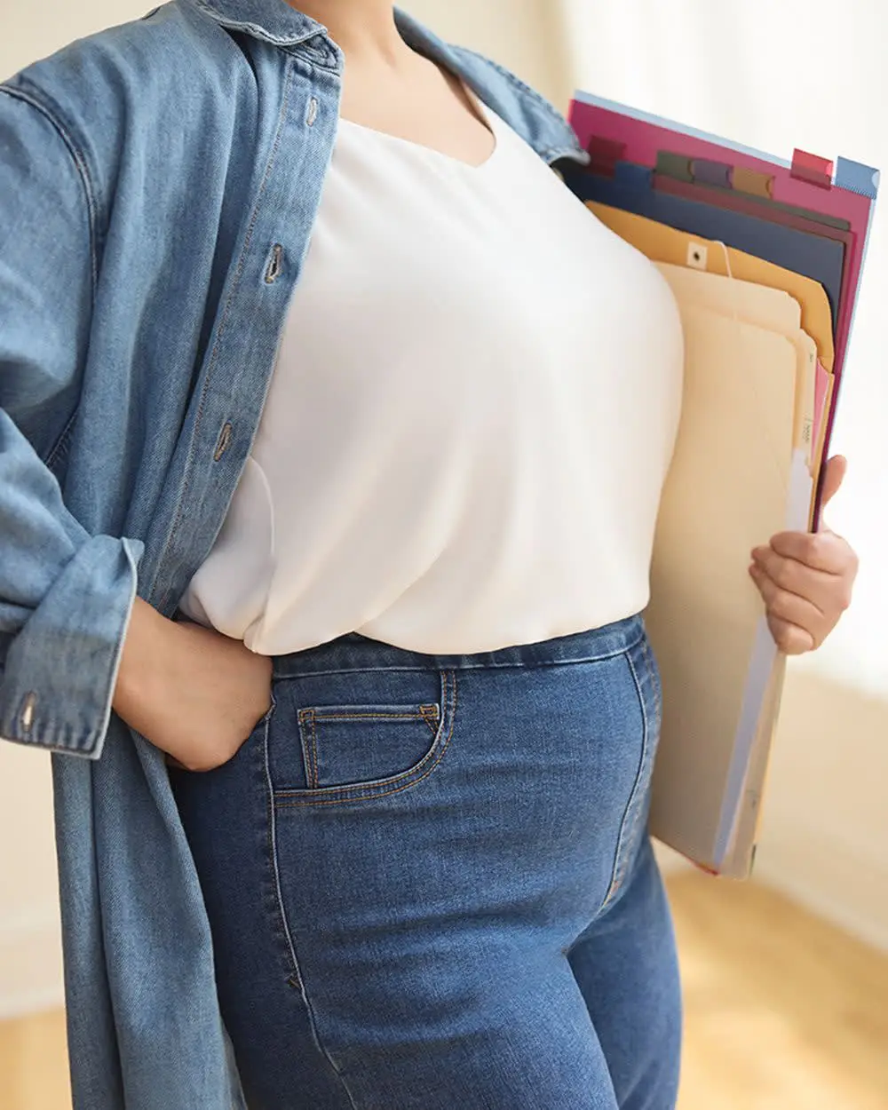 Denim Skinny Legging Pants