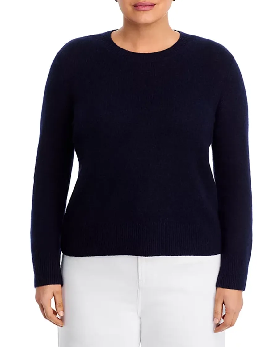 Cashmere Crewneck Long Sleeves Sweater