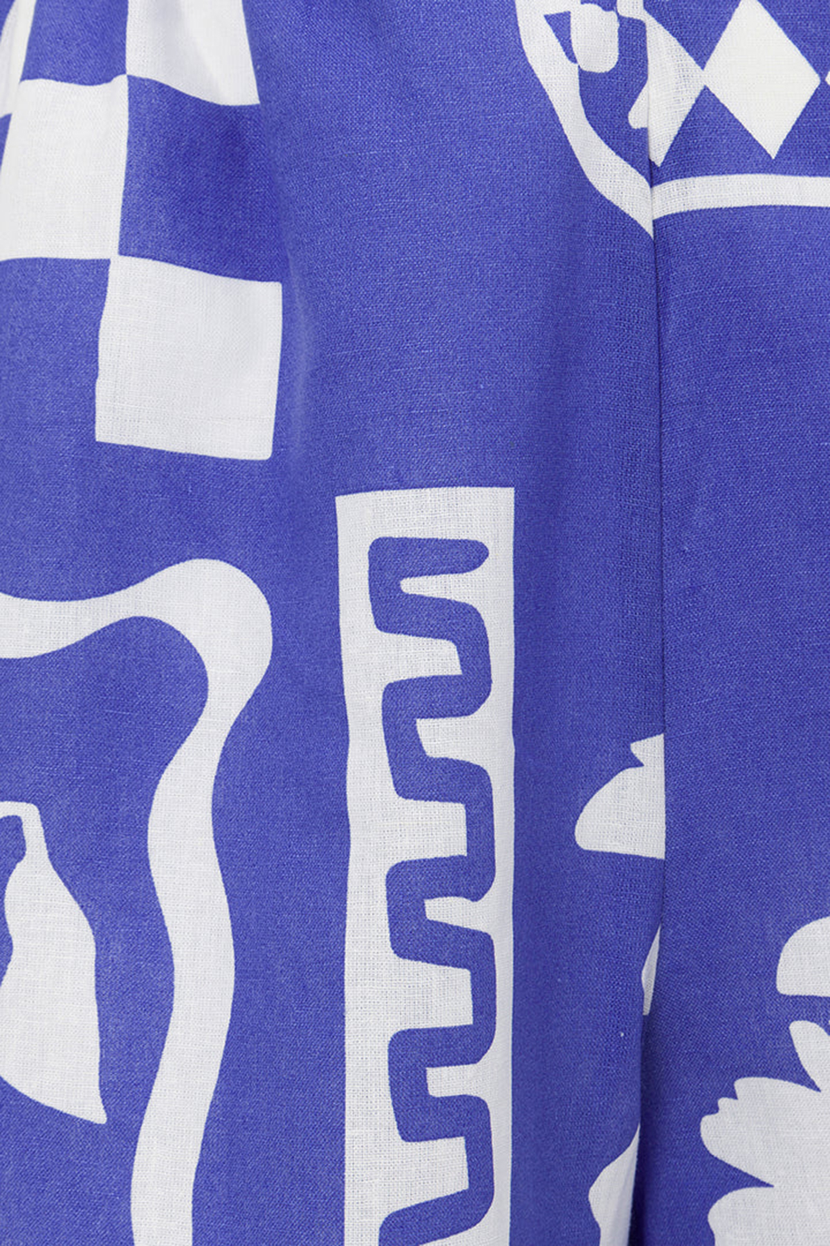 Backless Geometric Print Halter Jumpsuit